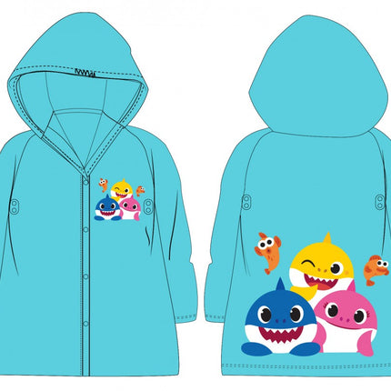 Baby Shark esőkabát 2 - 5 év / 92 - 110 cm