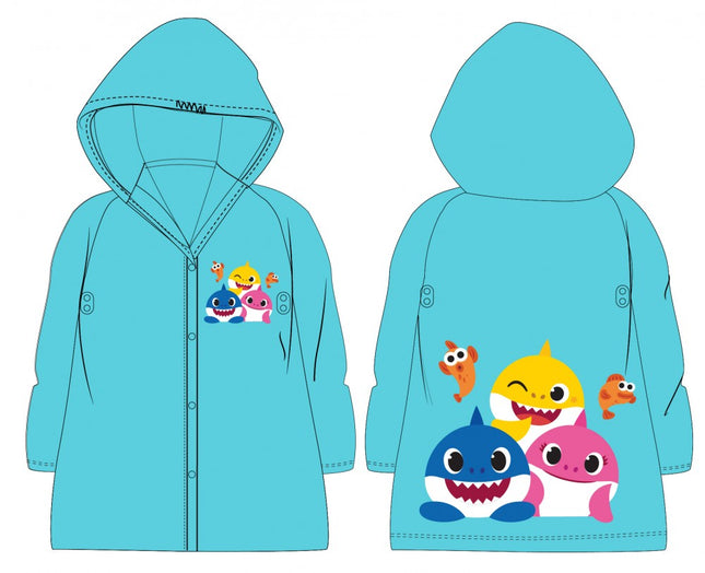 Baby Shark esőkabát 2 - 5 év / 92 - 110 cm