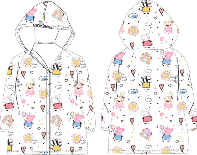 Peppa malac Sunny Day esőkabát 3 - 8 év / 98 - 128 cm