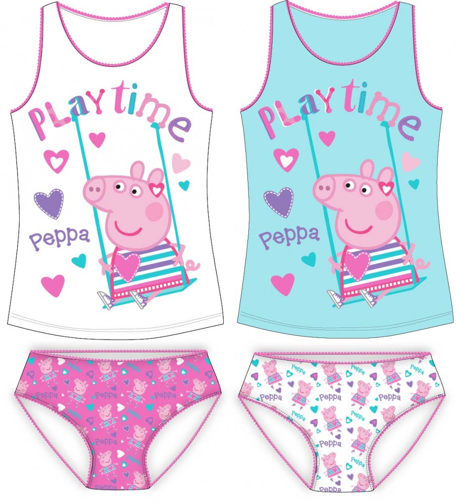 Peppa malac trikó + bugyi szett 3 - 8 év / 98 - 128 cm
