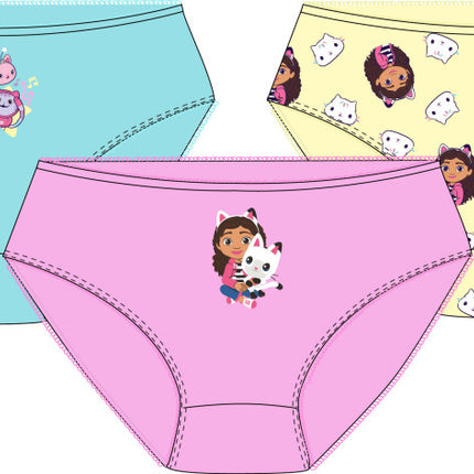 Gabi babaháza gyerek fehérnemű, bugyi 3 darab/csomag 4 - 9 év / 104 - 134 cm