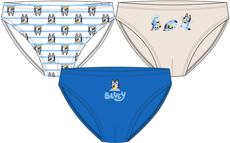Bluey gyerek fehérnemű, alsó 3 darab/csomag 3 - 8 év / 98 - 128 cm
