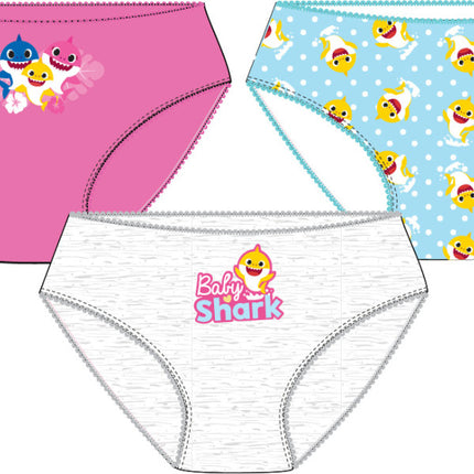 Baby Shark Yellow gyerek fehérnemű, bugyi 3 darab/csomag 4 - 5 év / 92 - 110 cm