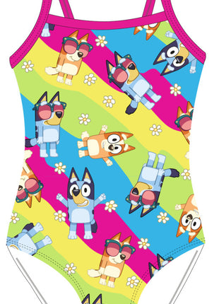 Bluey Rainbow gyerek fürdőruha, úszó 3 - 8 év / 98 - 128 cm