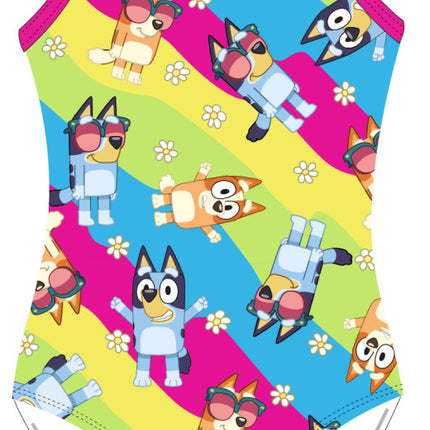 Bluey Rainbow gyerek fürdőruha, úszó 3 - 8 év / 98 - 128 cm