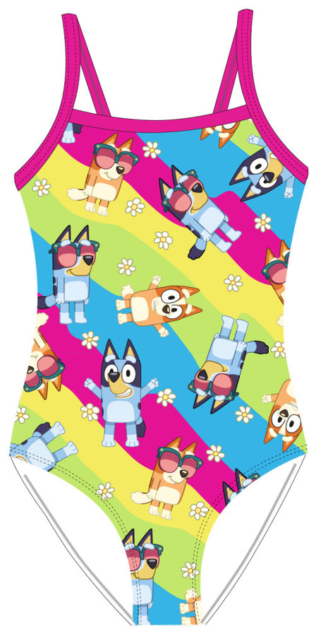 Bluey Rainbow gyerek fürdőruha, úszó 3 - 8 év / 98 - 128 cm