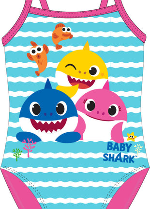 Baby Shark Familie gyerek fürdőruha, úszó 2 - 5 év / 92 - 110 cm
