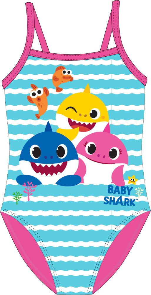 Baby Shark Familie gyerek fürdőruha, úszó 2 - 5 év / 92 - 110 cm