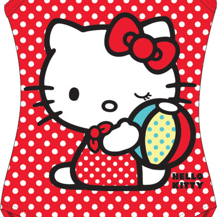 Hello Kitty Red gyerek fürdőruha, úszó 4 - 9 év / 104 - 134 cm