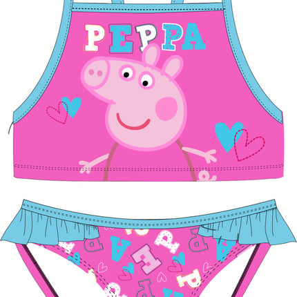 Peppa malac gyerek fürdőruha, bikini 2 - 5 év / 92 - 110 cm