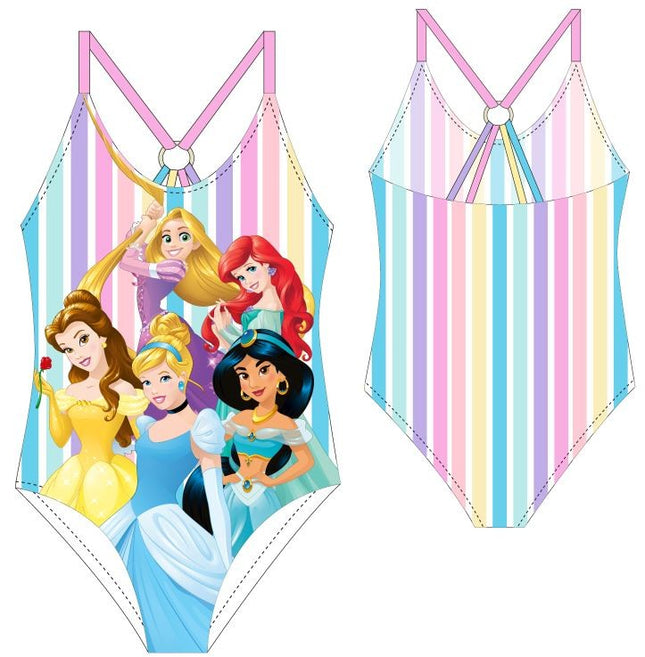 Disney Hercegnők Striped gyerek fürdőruha, úszó 3 - 8 év / 98 - 128 cm