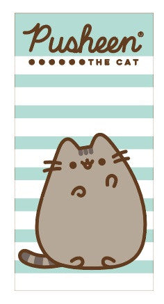 Pusheen Green fürdőlepedő, strand törölköző 70x140cm (Fast Dry)