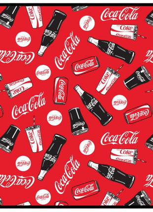 Coca-Cola coral fleece, polár takaró 120x150cm