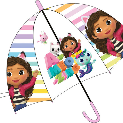 Gabi babaháza A-meozing gyerek félautomata átlátszó esernyő Ø74 cm