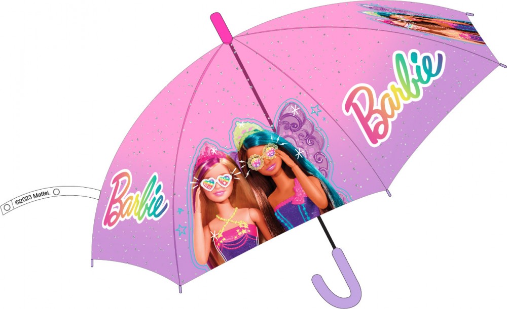 Barbie gyerek félautomata esernyő Ø74 cm