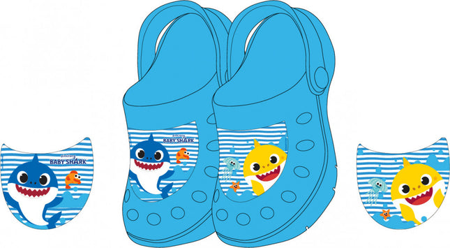 Baby Shark gyerek papucs clog 24-31