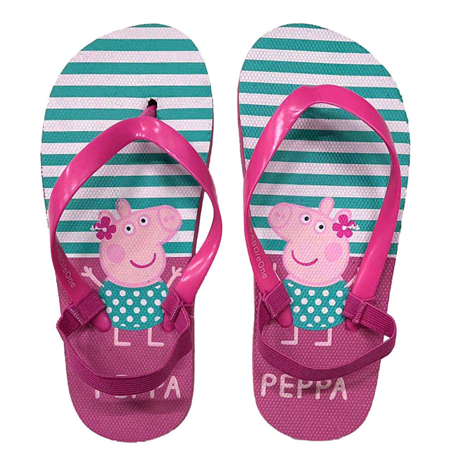 Peppa malac Dots gyerek papucs, Flip-Flop 24-29