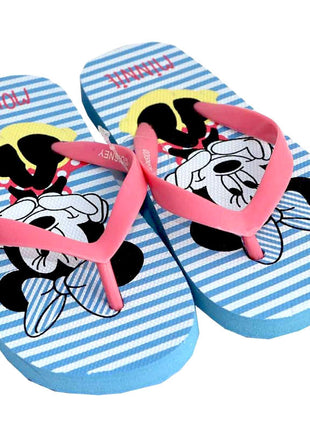 Disney Minnie Blue Bow gyerek papucs, Flip-Flop 26-33