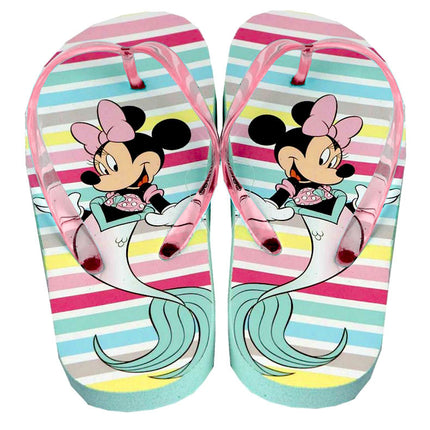 Disney Minnie Mermaid gyerek papucs, Flip-Flop 26-33