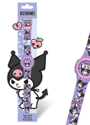 Hello Kitty Kuromi digitális karóra