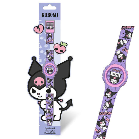 Hello Kitty Kuromi digitális karóra