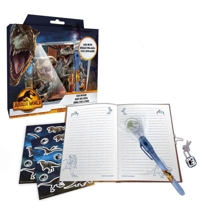 Jurassic World Dominion napló + mágikus toll szett