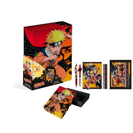 Naruto 5 db-os írószer szett dobozban