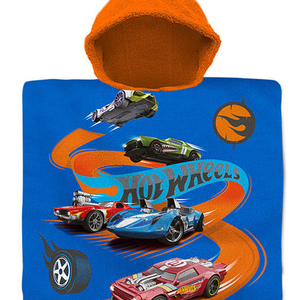 Hot Wheels Highway strand törölköző poncsó 60x120 cm