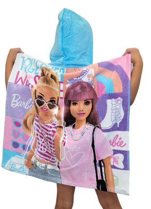 Barbie Together strand törölköző poncsó 60x120 cm