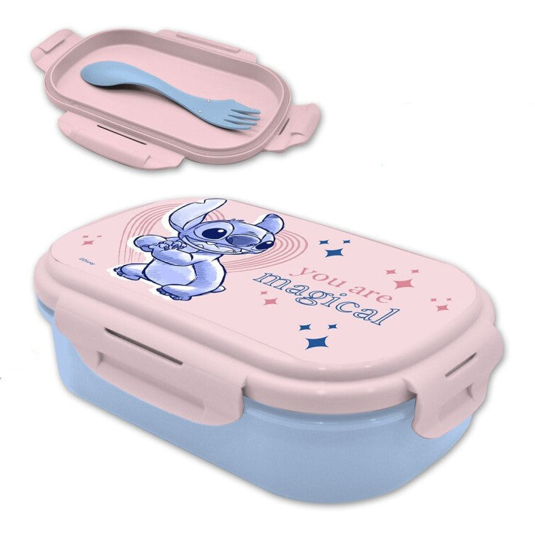 Disney Lilo és Stitch, A csillagkutya Magical szendvicsdoboz + evőeszköz szett