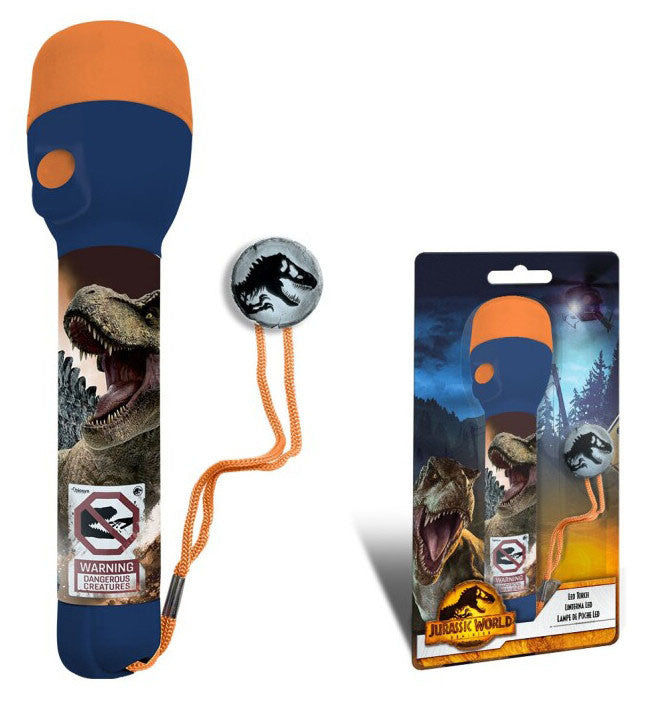 Jurassic World Dominion elemlámpa, zseblámpa 21 cm