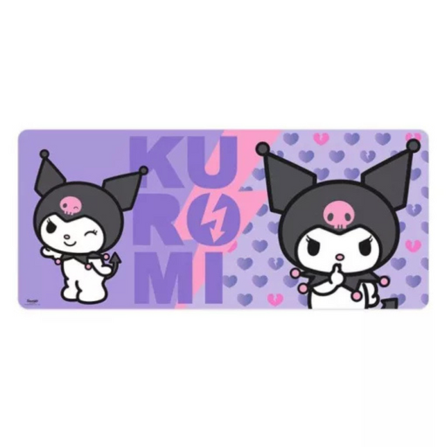 Hello Kitty Kuromi nagy méretű asztali egérpad 80x35 cm – stílusos és praktikus kiegészítő gyerekeknek és rajongóknak