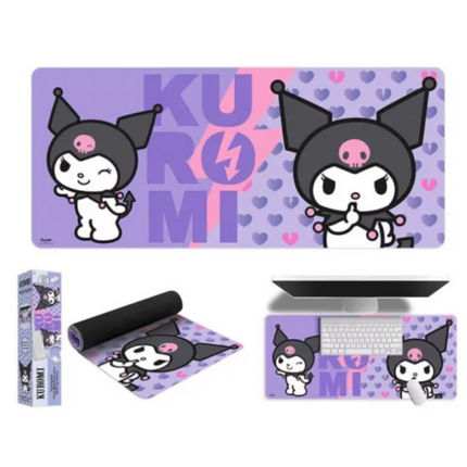 Hello Kitty Kuromi nagy méretű asztali egérpad 80x35 cm – stílusos és praktikus kiegészítő gyerekeknek és rajongóknak