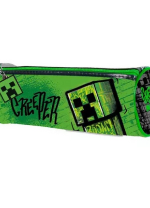 Minecraft Blocky Boom 22 cm tolltartó gyerekeknek – praktikus iskolai írószer tartó gamer mintával