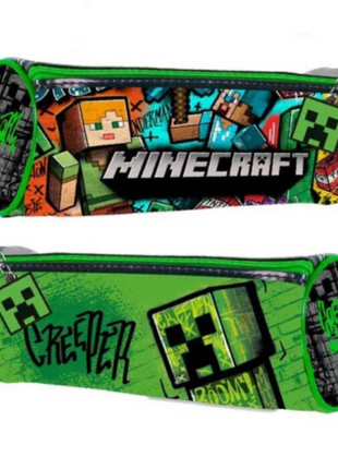 Minecraft Blocky Boom 22 cm tolltartó gyerekeknek – praktikus iskolai írószer tartó gamer mintával