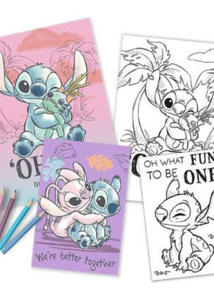 Disney Lilo és Stitch, A csillagkutya Cheeky színező szett