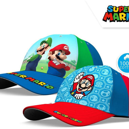 Super Mario & Luigi gyerek baseball sapka 52-54 cm