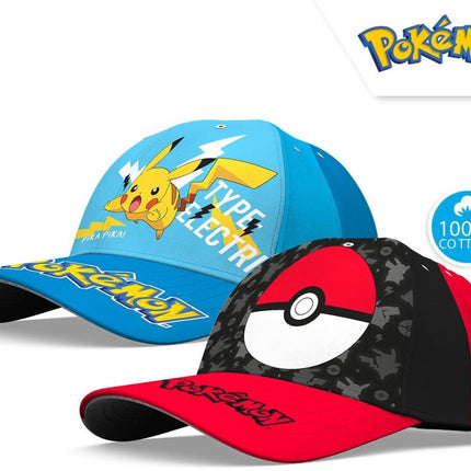 Pokémon Electric gyerek baseball sapka 52-54 cm