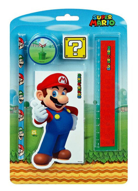 Super Mario Frenzy írószer szett (5 db-os)
