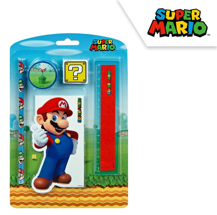 Super Mario Frenzy írószer szett (5 db-os)
