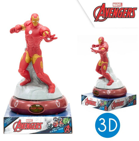 Bosszúállók Éjjeli lámpa, éjszakai fény LED 3D