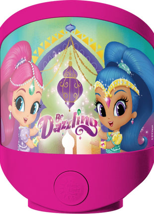 Shimmer és Shine Dazzling éjjeli lámpa, éjszakai fény