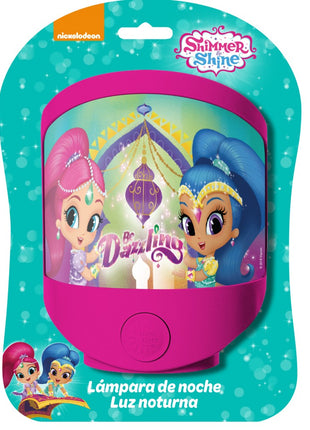 Shimmer és Shine Dazzling éjjeli lámpa, éjszakai fény