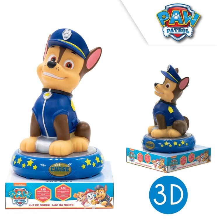 Mancs Őrjárat Éjjeli lámpa, éjszakai fény LED 3D
