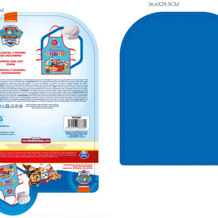 Mancs Őrjárat Holiday Karácsonyi gyerek kötény 2 darabos szett