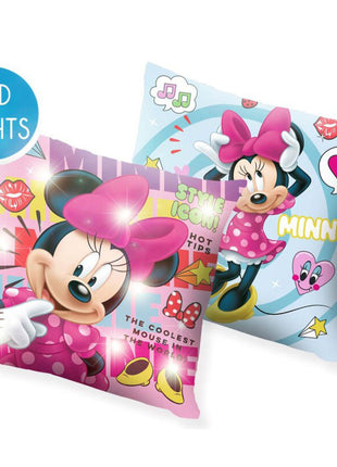 Disney Minnie LED világító párna, díszpárna 40x40 cm