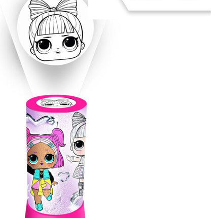 LOL Surprise 2 az 1-ben kivetítő, lámpa, éjszakai fény