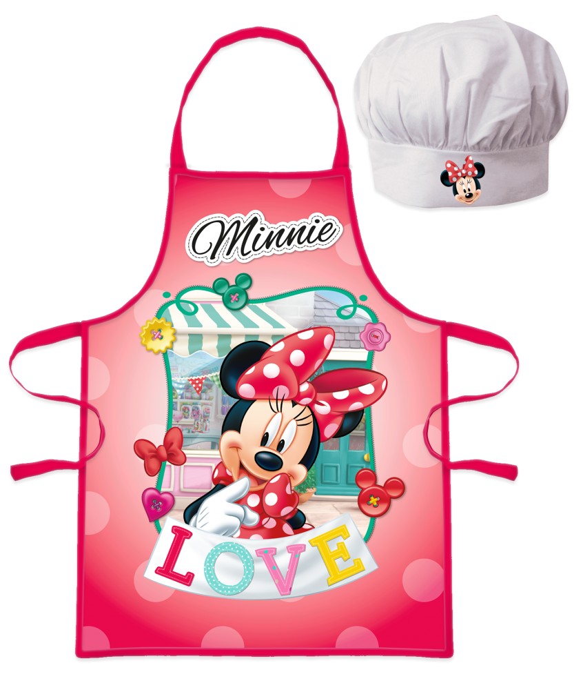 Disney Minnie Love gyerek kötény 2 darabos szett