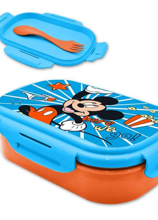 Disney Mickey Go szendvicsdoboz + evőeszköz szett