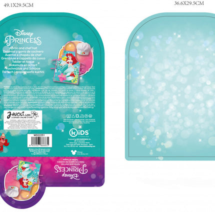 Disney Hercegnők, Ariel Curious gyerek kötény 2 darabos szett